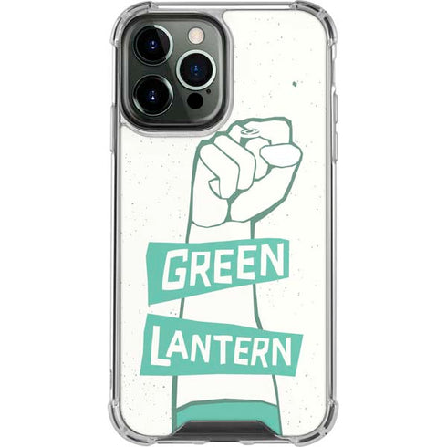 DC Comics Green Lantern Power Fist iPhone 13 Pro Max Clear Case