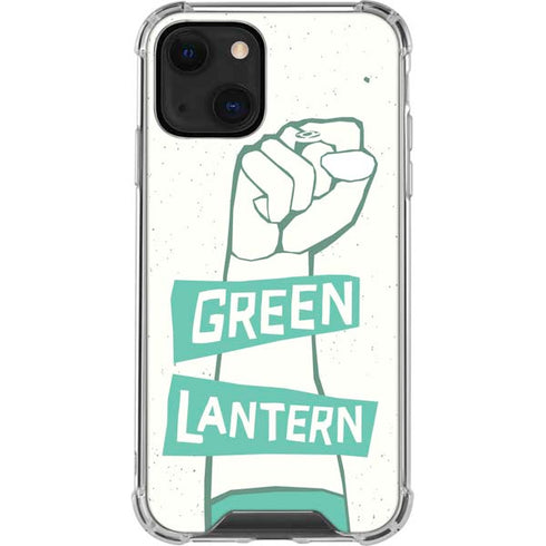DC Comics Green Lantern Power Fist iPhone 14 Plus Clear Case