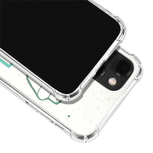 DC Comics Green Lantern Power Fist iPhone 14 Plus Clear Case