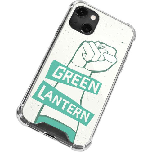 DC Comics Green Lantern Power Fist iPhone 14 Plus Clear Case