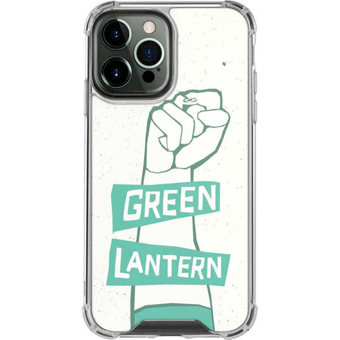 DC Comics Green Lantern Power Fist iPhone 14 Pro Max Clear Case