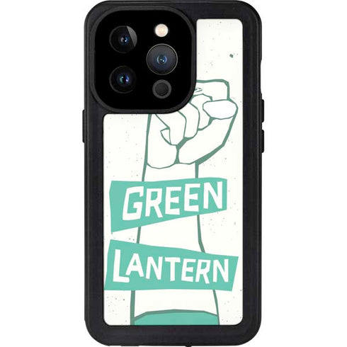 DC Comics Green Lantern Power Fist iPhone 14 Pro Waterproof Case