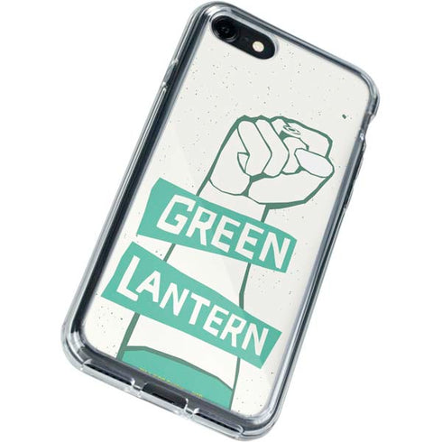 DC Comics Green Lantern Power Fist iPhone SE (2nd & 3rd Gen) Clear Case