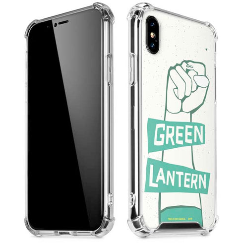 DC Comics Green Lantern Power Fist iPhone XS Max Clear Case