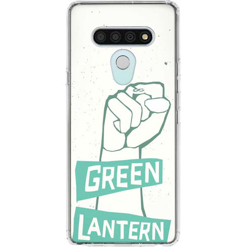 DC Comics Green Lantern Power Fist LG Stylo 6 Clear Case