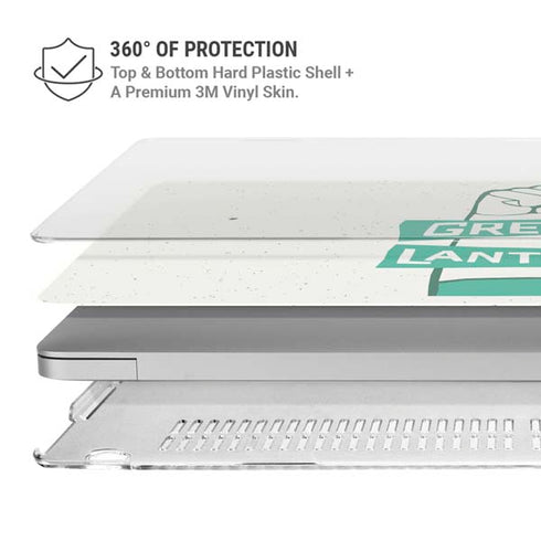 DC Comics Green Lantern Power Fist MacBook Air 13in M1 (2021) Case plus Skin