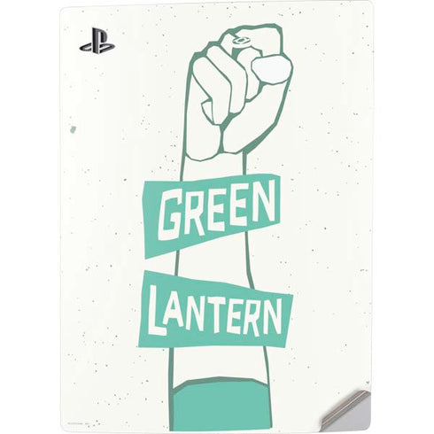 DC Comics Green Lantern Power Fist PS5 Digital Edition Console Skin