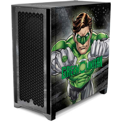 DC Comics Green Lantern Flying Action Pose Corsair 4000D Tempered Glass Mid-Tower ATX Case Skin