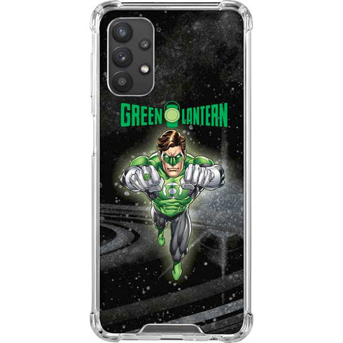 DC Comics Green Lantern Flying Action Pose Galaxy A32 5G Clear Case