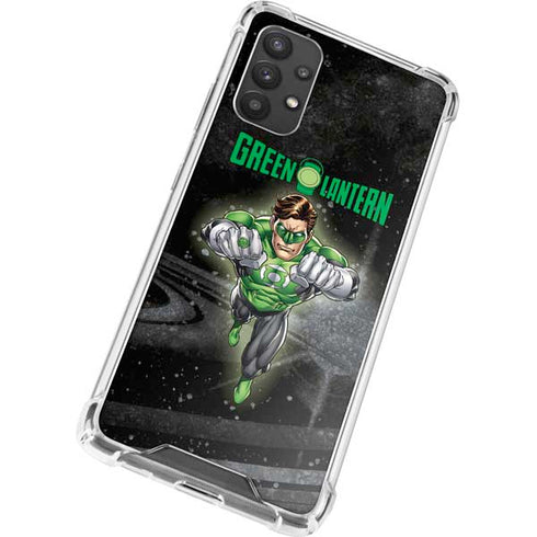 DC Comics Green Lantern Flying Action Pose Galaxy A32 5G Clear Case