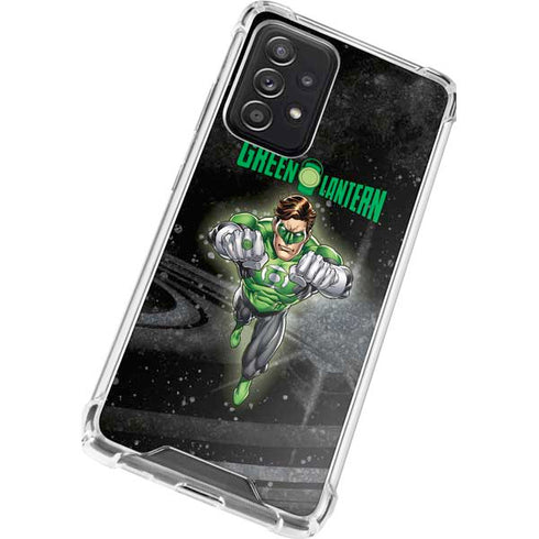 DC Comics Green Lantern Flying Action Pose Galaxy A52 5G Clear Case