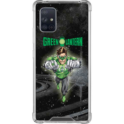 DC Comics Green Lantern Flying Action Pose Galaxy A71 5G Clear Case