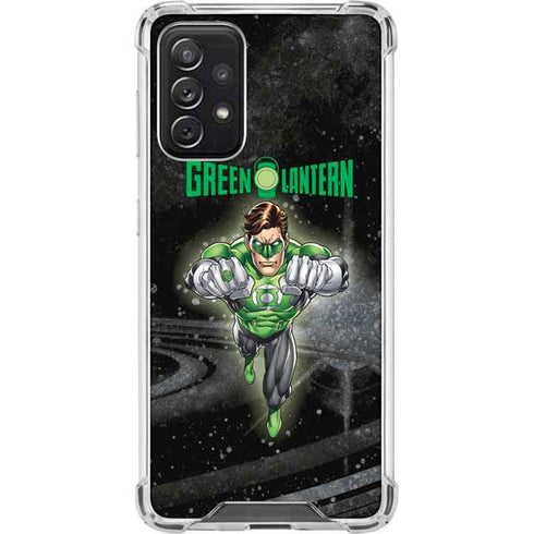 DC Comics Green Lantern Flying Action Pose Galaxy A72 5G Clear Case