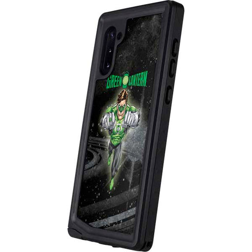 DC Comics Green Lantern Flying Action Pose Galaxy Note 10 Waterproof Case