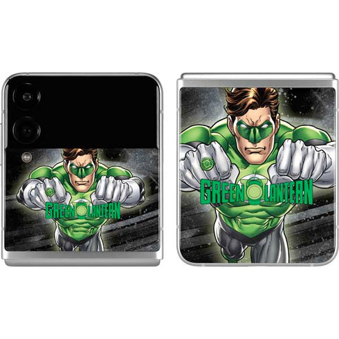 DC Comics Green Lantern Flying Action Pose Galaxy Z Flip4 5G Skin
