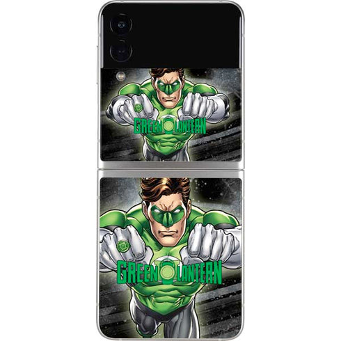 DC Comics Green Lantern Flying Action Pose Galaxy Z Flip4 5G Skin
