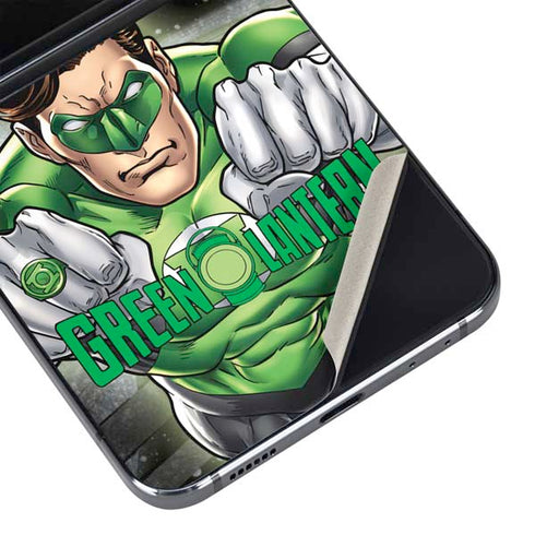 DC Comics Green Lantern Flying Action Pose Galaxy Z Flip5 5G Skin