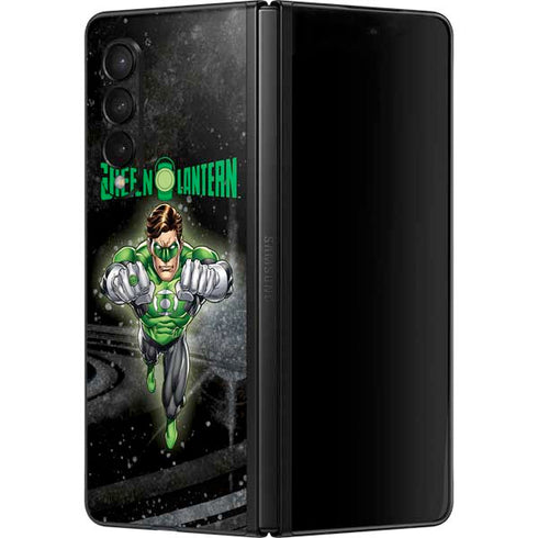 DC Comics Green Lantern Flying Action Pose Galaxy Z Fold3 5G Skin