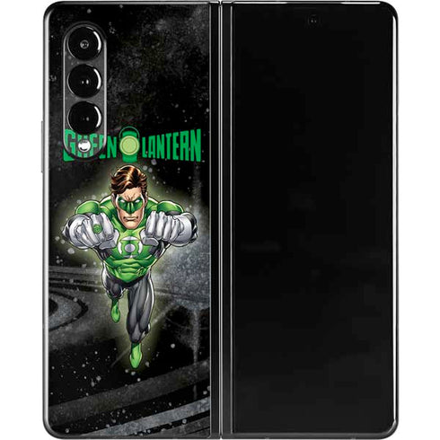 DC Comics Green Lantern Flying Action Pose Galaxy Z Fold3 5G Skin