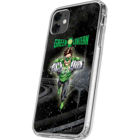 DC Comics Green Lantern Flying Action Pose iPhone 11 Clear Case