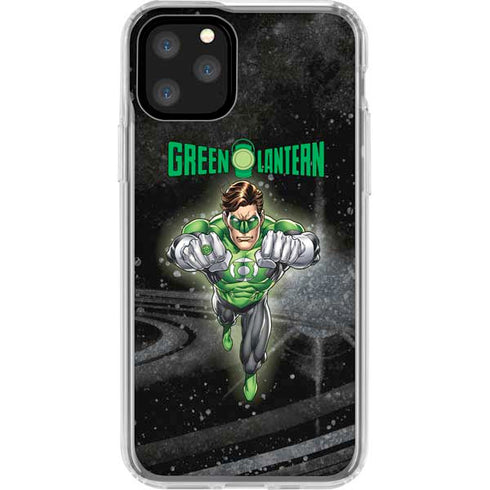 DC Comics Green Lantern Flying Action Pose iPhone 11 Pro Clear Case
