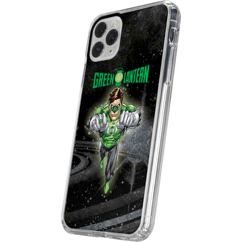 DC Comics Green Lantern Flying Action Pose iPhone 11 Pro Clear Case