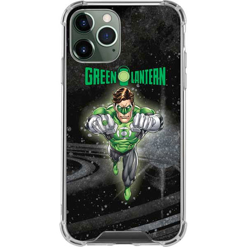 DC Comics Green Lantern Flying Action Pose iPhone 11 Pro Max Clear Case