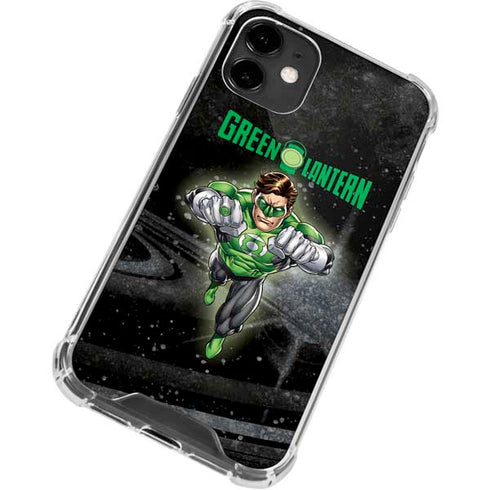DC Comics Green Lantern Flying Action Pose iPhone 12 Clear Case