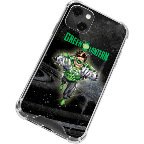 DC Comics Green Lantern Flying Action Pose iPhone 13 Mini Clear Case