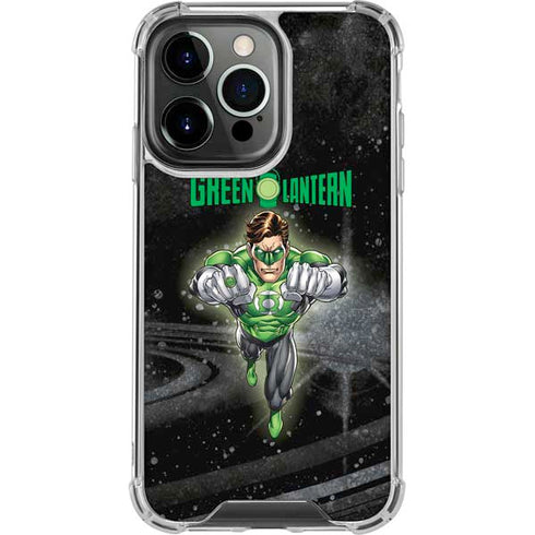 DC Comics Green Lantern Flying Action Pose iPhone 13 Pro Clear Case