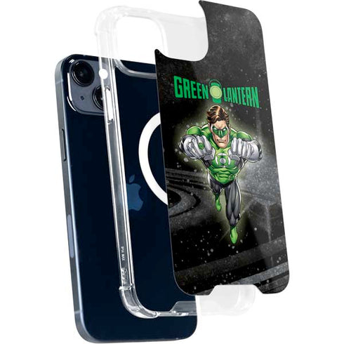 DC Comics Green Lantern Flying Action Pose iPhone 15 Plus MagSafe Case