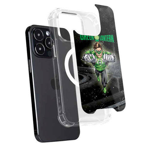 DC Comics Green Lantern Flying Action Pose iPhone 15 Pro Max MagSafe Case