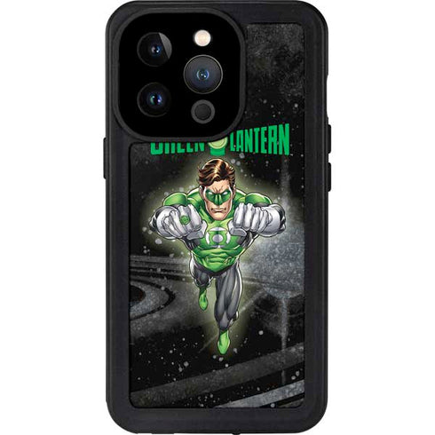 DC Comics Green Lantern Flying Action Pose iPhone 14 Pro Waterproof Case
