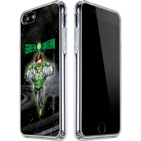 DC Comics Green Lantern Flying Action Pose iPhone SE (2nd & 3rd Gen) Clear Case