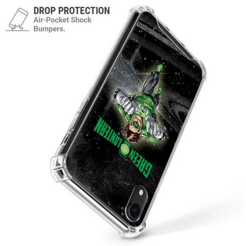 DC Comics Green Lantern Flying Action Pose iPhone XR Clear Case
