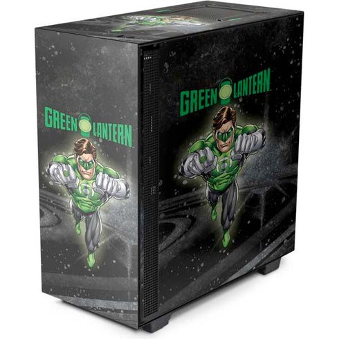 DC Comics Green Lantern Flying Action Pose NZXT H510 Compact ATX Mid-Tower Case Skin