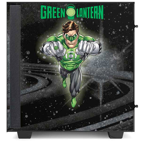 DC Comics Green Lantern Flying Action Pose NZXT H510 Compact ATX Mid-Tower Case Skin