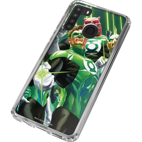 DC Comics Green Lantern Corps Team Art by Alex Ross Galaxy A21 Clear Case