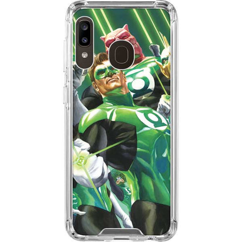 DC Comics Green Lantern Corps Team Art by Alex Ross Galaxy A30 Clear Case