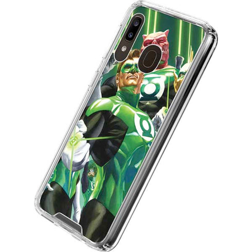 DC Comics Green Lantern Corps Team Art by Alex Ross Galaxy A30 Clear Case