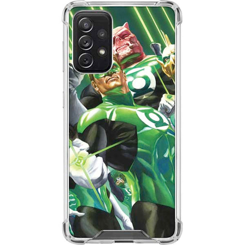 DC Comics Green Lantern Corps Team Art by Alex Ross Galaxy A72 5G Clear Case