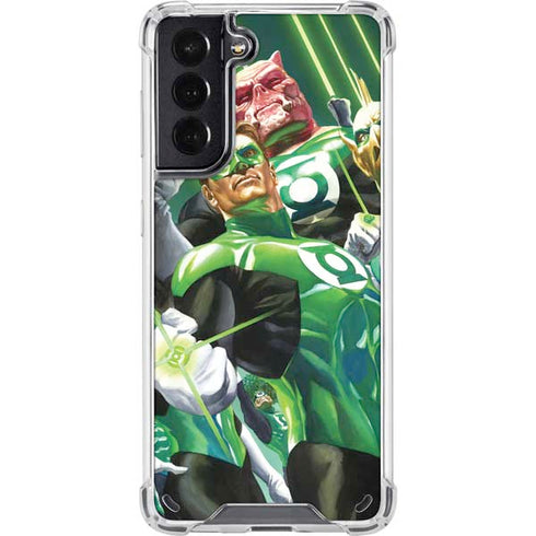 DC Comics Green Lantern Corps Team Art by Alex Ross Galaxy S21 5G Clear Case