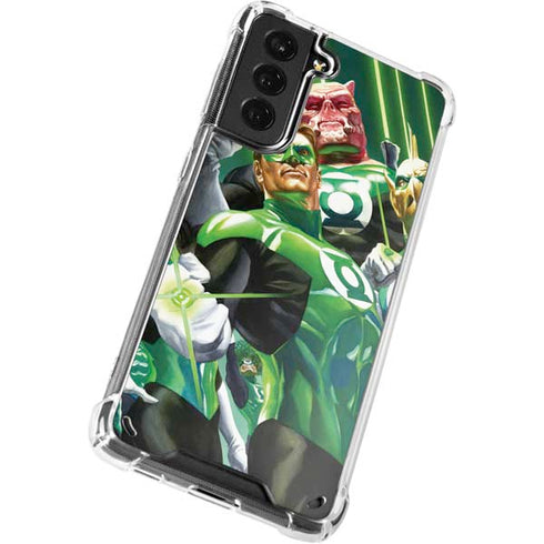 DC Comics Green Lantern Corps Team Art by Alex Ross Galaxy S21 Plus 5G Clear Case