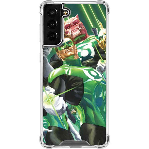 DC Comics Green Lantern Corps Team Art by Alex Ross Galaxy S22 Plus Clear Case