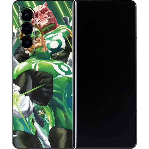DC Comics Green Lantern Corps Team Art by Alex Ross Galaxy Z Fold4 5G Skin