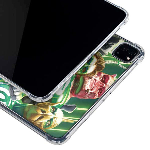 DC Comics Green Lantern Corps Team Art by Alex Ross iPad Pro 12.9in (2020) Clear Case