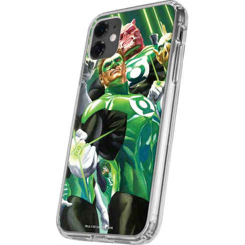DC Comics Green Lantern Corps Team Art by Alex Ross iPhone 11 Clear Case