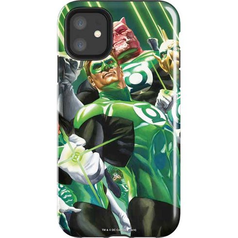 DC Comics Green Lantern Corps Team Art by Alex Ross iPhone 11 Impact Case