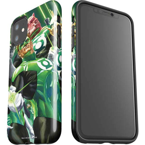DC Comics Green Lantern Corps Team Art by Alex Ross iPhone 11 Impact Case