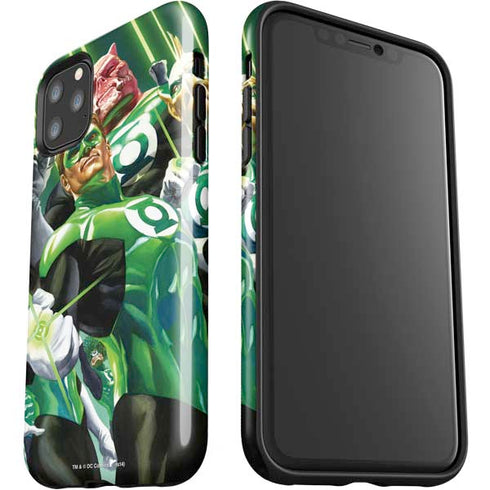 DC Comics Green Lantern Corps Team Art by Alex Ross iPhone 11 Pro Max Impact Case
